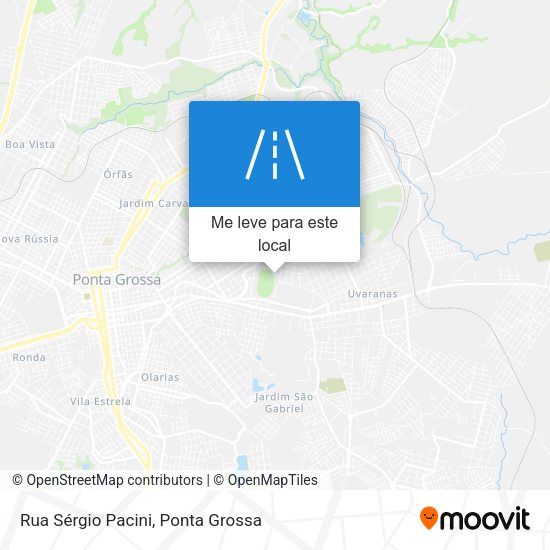 Rua Sérgio Pacini mapa