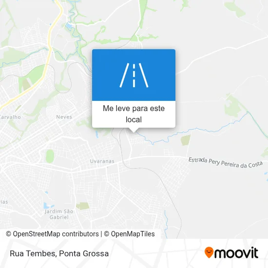 Rua Tembes mapa