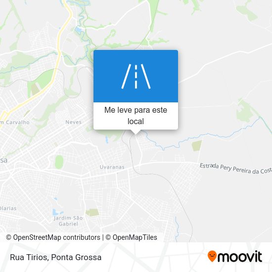 Rua Tirios mapa