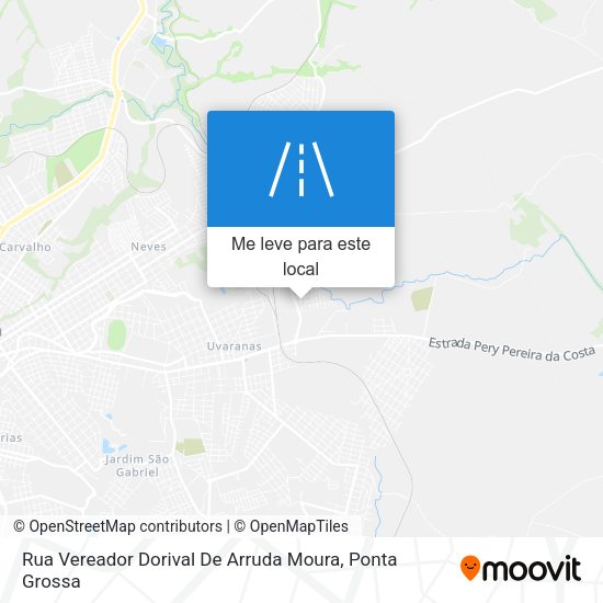 Rua Vereador Dorival De Arruda Moura mapa