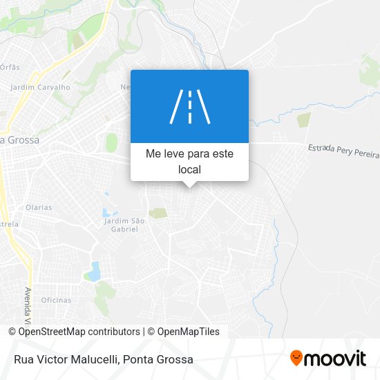 Rua Victor Malucelli mapa