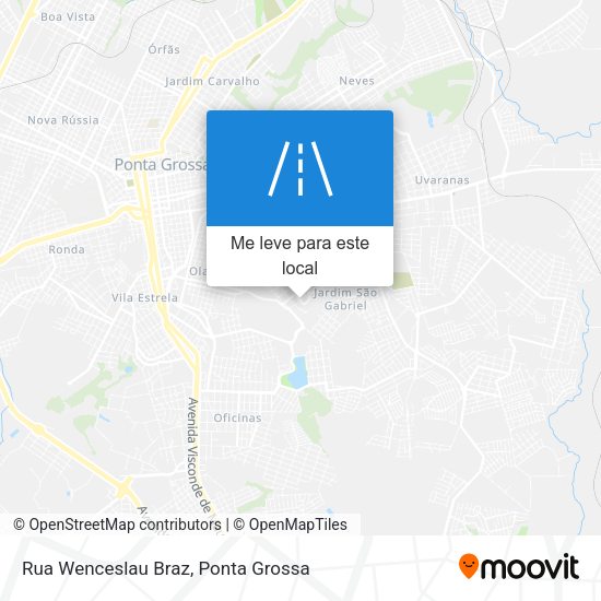 Rua Wenceslau Braz mapa