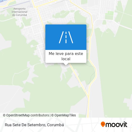 Rua Sete De Setembro mapa