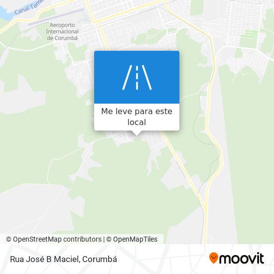 Rua José B Maciel mapa