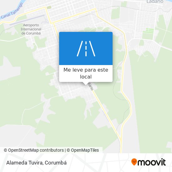 Alameda Tuvira mapa