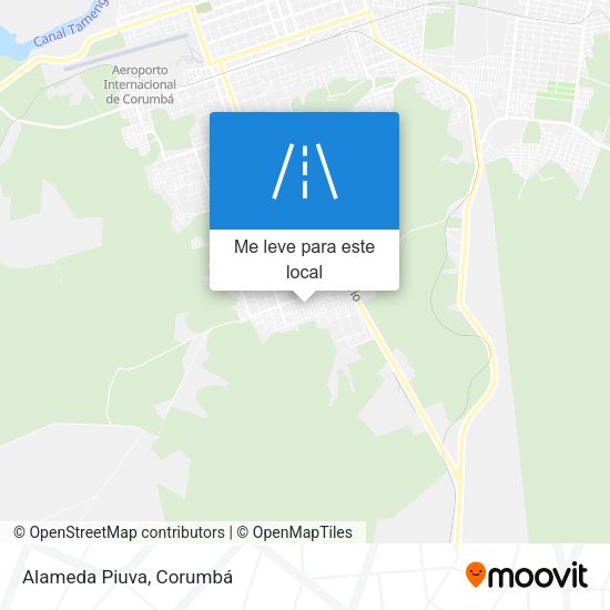 Alameda Piuva mapa