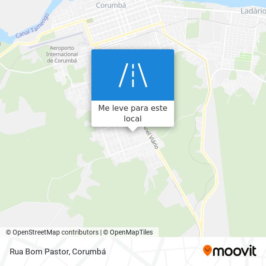 Rua Bom Pastor mapa