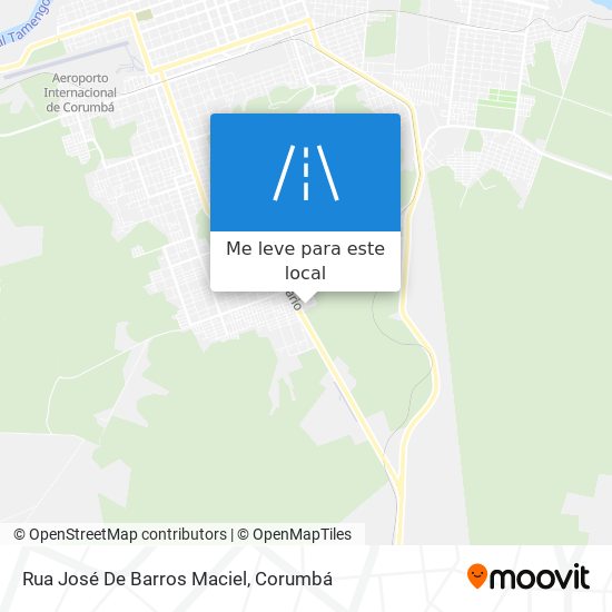 Rua José De Barros Maciel mapa