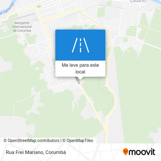 Rua Frei Mariano mapa