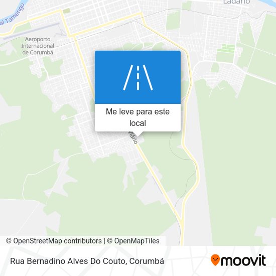 Rua Bernadino Alves Do Couto mapa