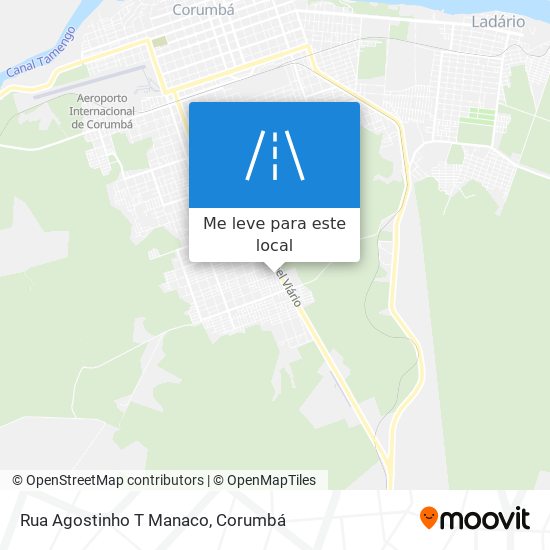 Rua Agostinho T Manaco mapa