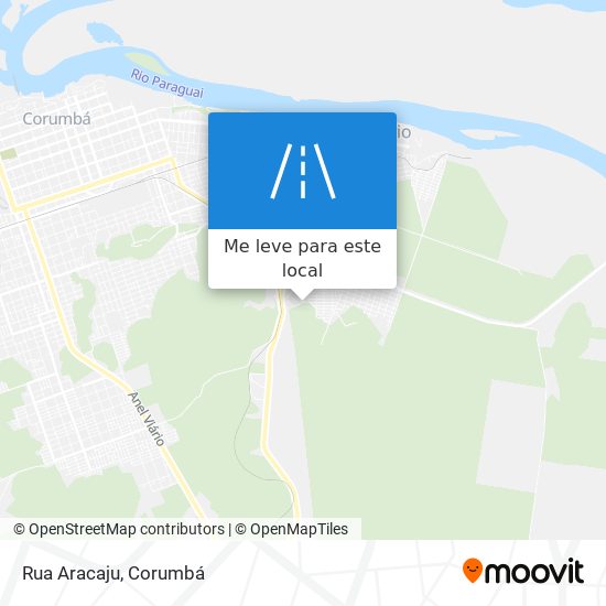 Rua Aracaju mapa