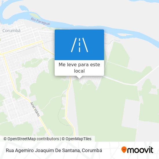 Rua Agemiro Joaquim De Santana mapa