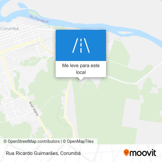 Rua Ricardo Guimarães mapa