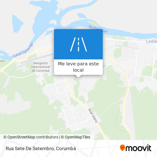 Rua Sete De Setembro mapa