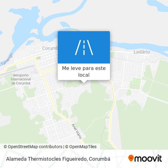 Alameda Thermistocles Figueiredo mapa