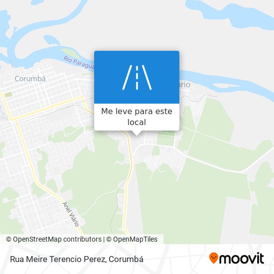 Rua Meire Terencio Perez mapa