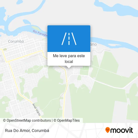 Rua Do Amor mapa