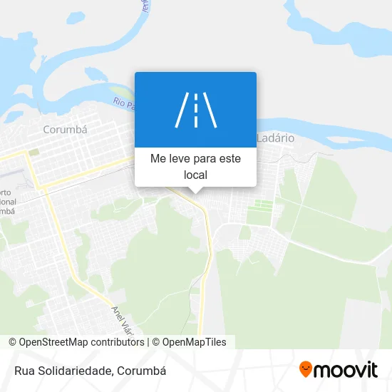 Rua Solidariedade mapa