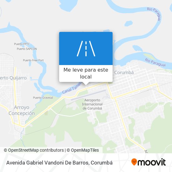 Avenida Gabriel Vandoni De Barros mapa