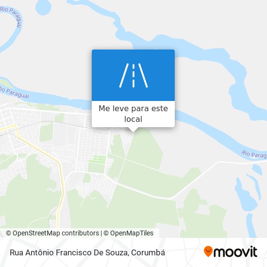 Rua Antônio Francisco De Souza mapa