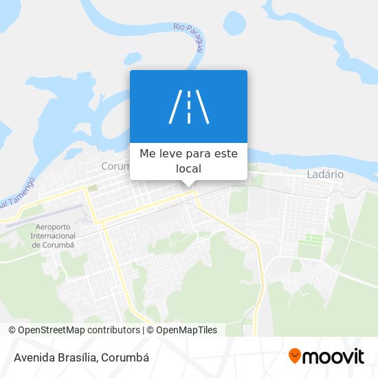 Avenida Brasília mapa