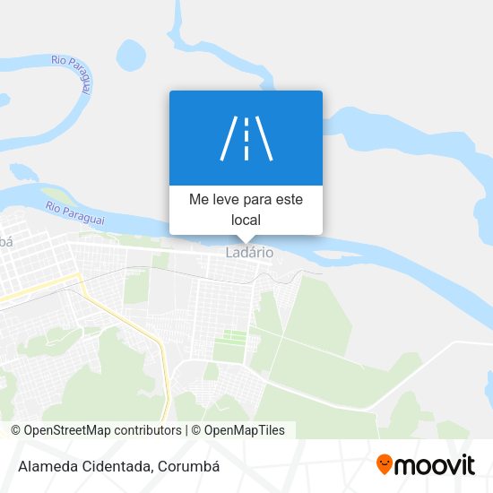Alameda Cidentada mapa