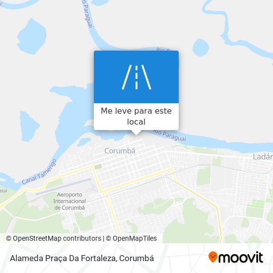 Alameda Praça Da Fortaleza mapa