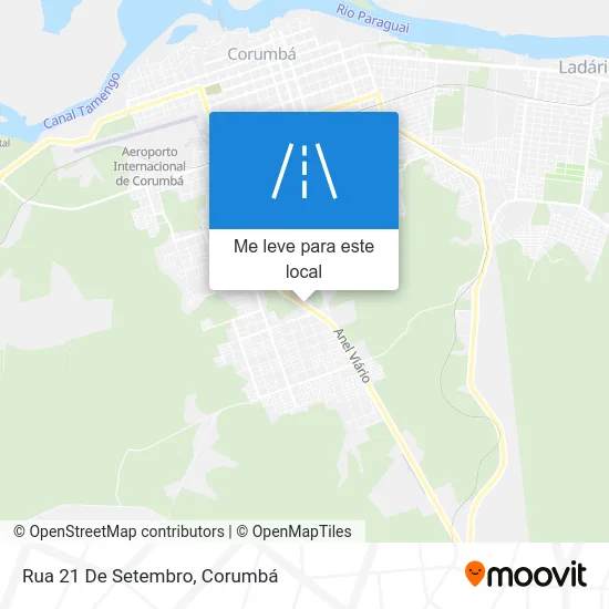 Rua 21 De Setembro mapa