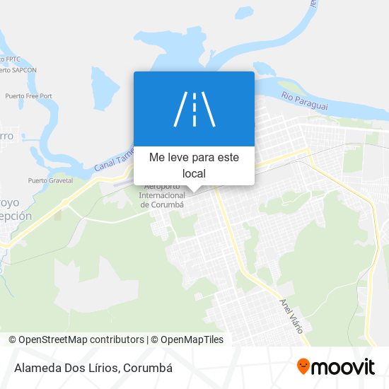 Alameda Dos Lírios mapa