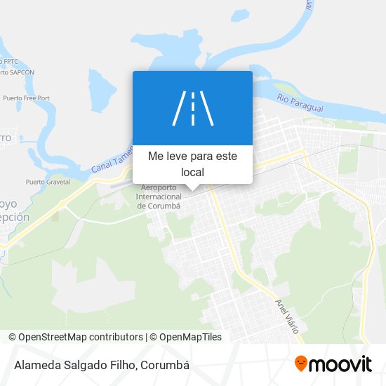 Alameda Salgado Filho mapa