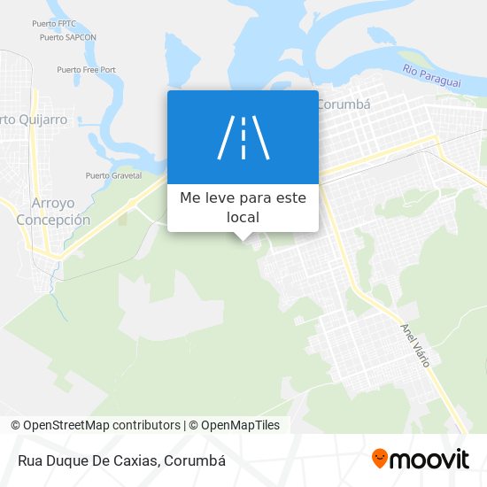 Rua Duque De Caxias mapa