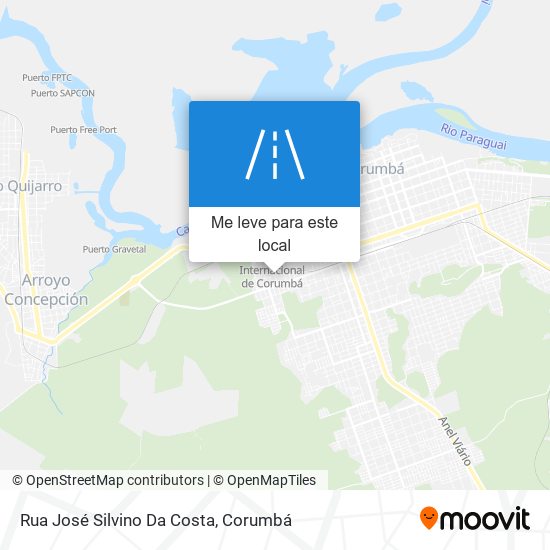 Rua José Silvino Da Costa mapa