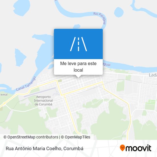 Rua Antônio Maria Coelho mapa