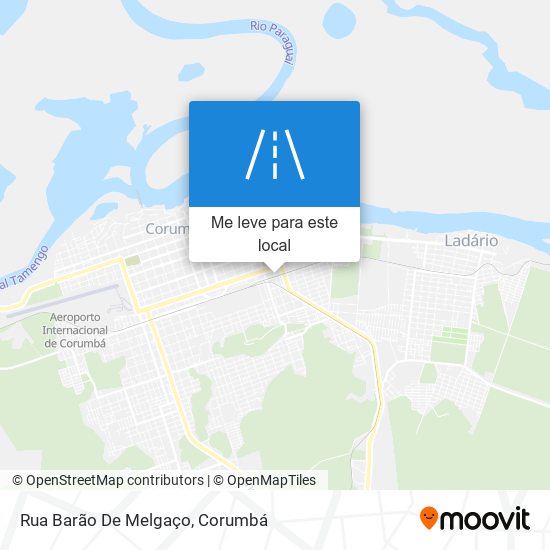 Rua Barão De Melgaço mapa