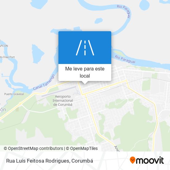 Rua Luís Feitosa Rodrigues mapa