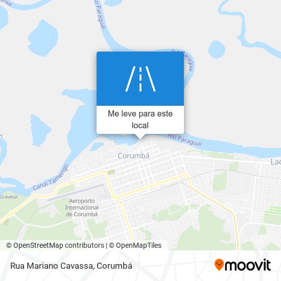 Rua Mariano Cavassa mapa