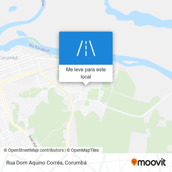 Rua Dom Aquino Corrêa mapa