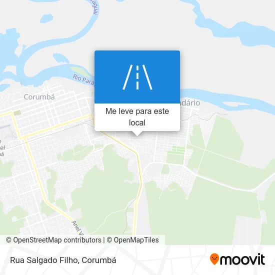 Rua Salgado Filho mapa