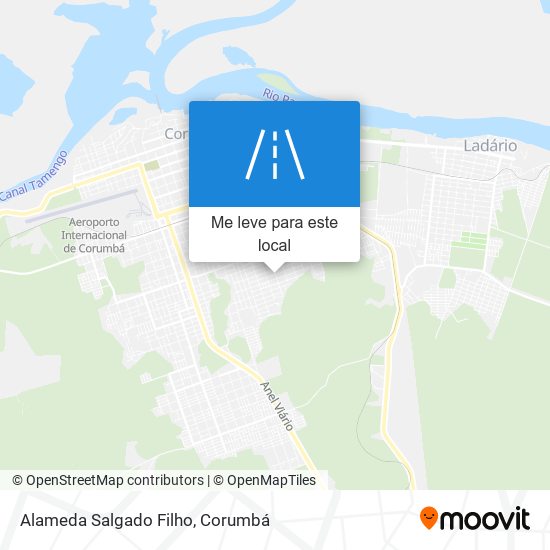 Alameda Salgado Filho mapa