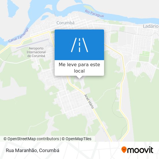 Rua Maranhão mapa