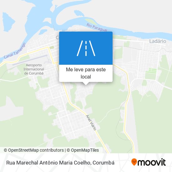 Rua Marechal Antônio Maria Coelho mapa