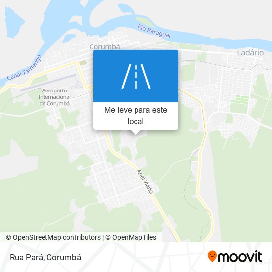 Rua Pará mapa