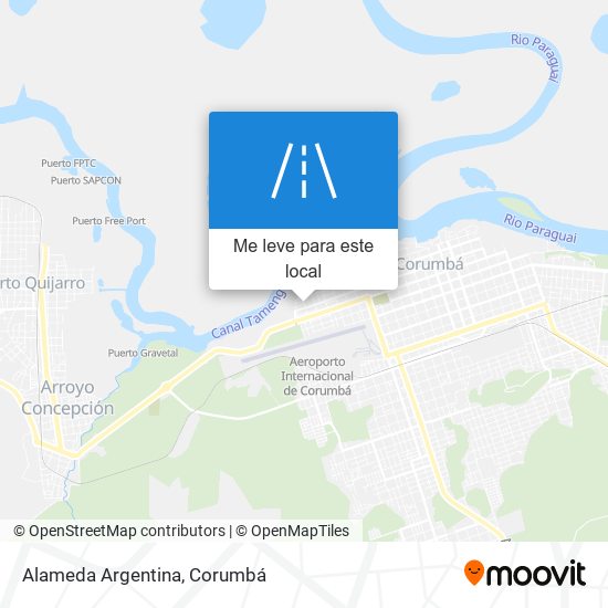 Alameda Argentina mapa