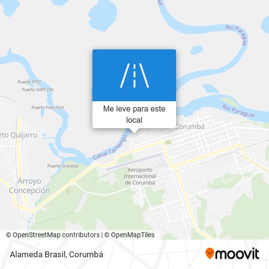 Alameda Brasil mapa