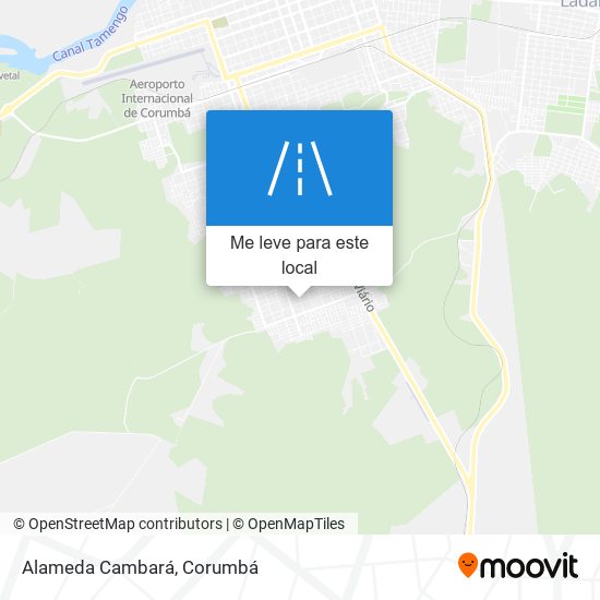 Alameda Cambará mapa