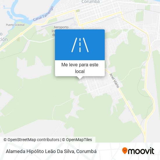Alameda Hipólito Leão Da Silva mapa