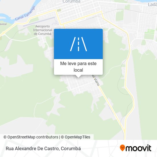 Rua Alexandre De Castro mapa