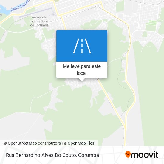 Rua Bernardino Alves Do Couto mapa