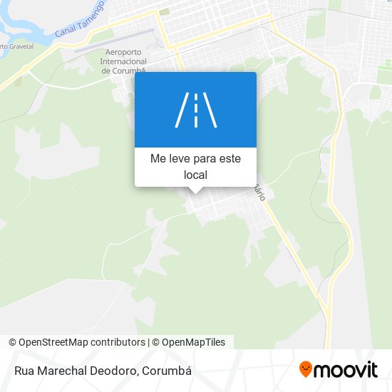 Rua Marechal Deodoro mapa